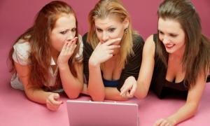 Three young girls